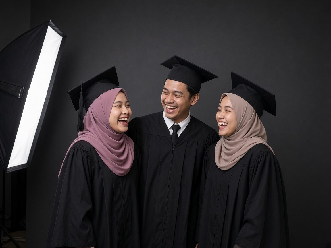 Rakan graduan di studio